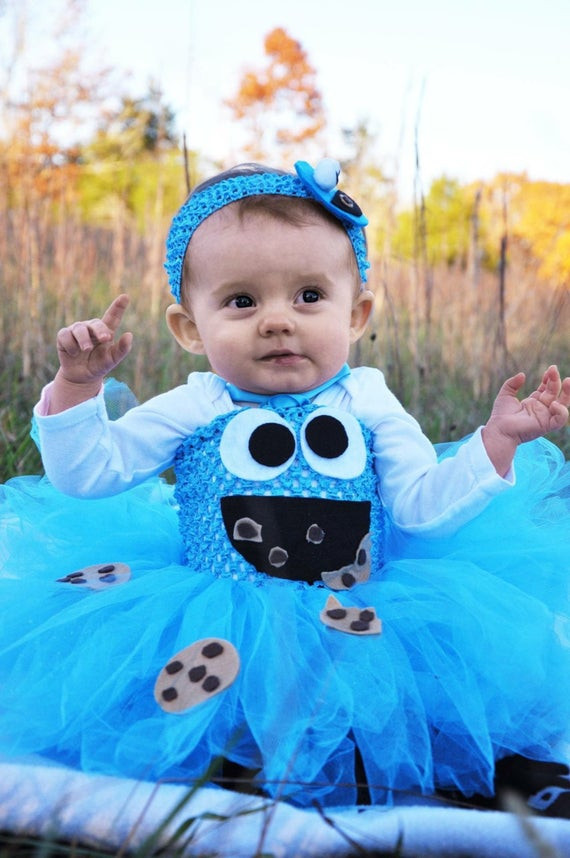 DIY Toddler Monster Costume
 Cookie Monster inspired TuTu Dress Baby