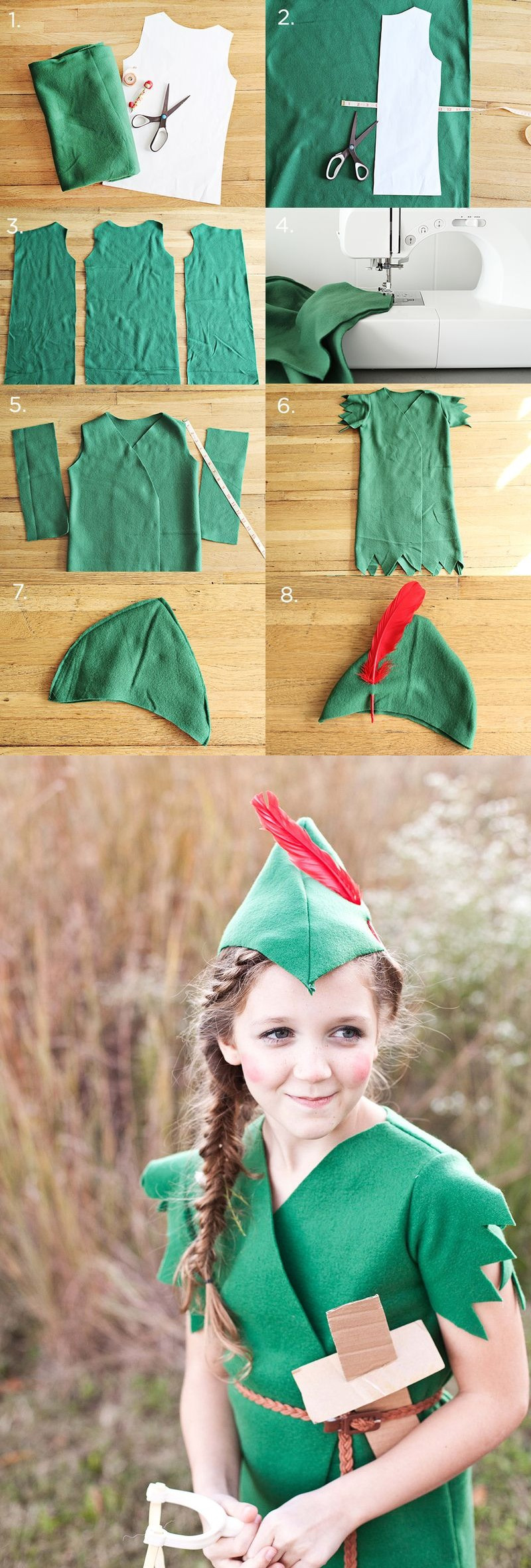 DIY Toddler Peter Pan Costume
 DIY Halloween kids Costume Ideas The Xerxes