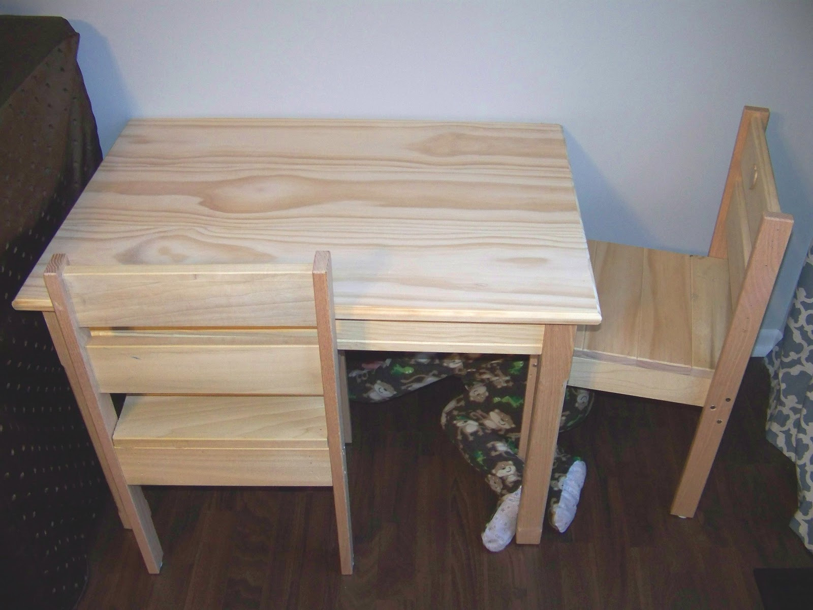 DIY Toddler Table And Chairs
 Baby Bear Necessities DIY Kid size Table & Chairs