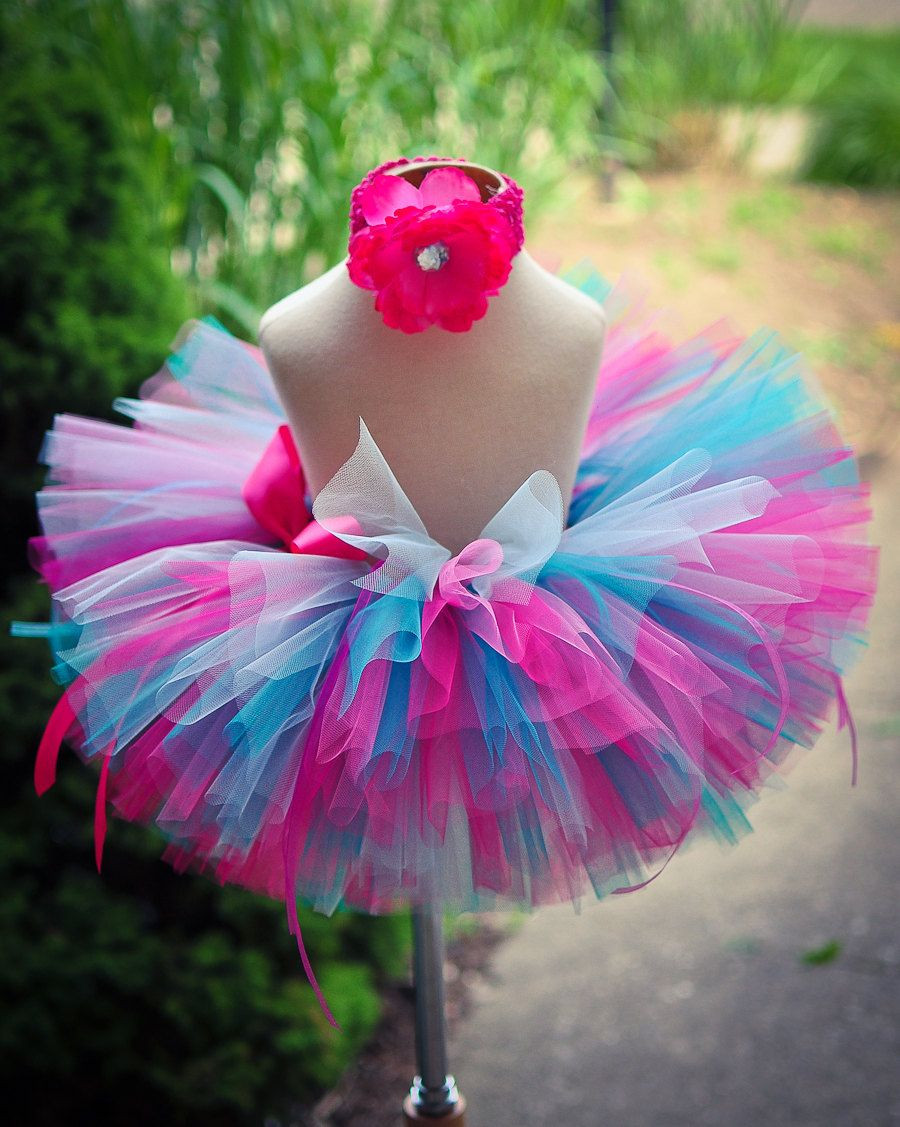 DIY Tutu Skirt For Baby
 Pink Blue Tutu Skirt Baby Tutu Toddler Tutu by