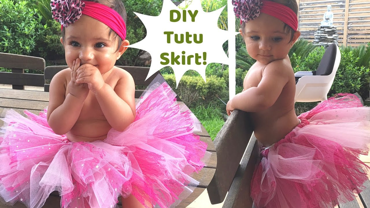 DIY Tutu Skirt For Baby
 No Sew Tutu skirt for baby