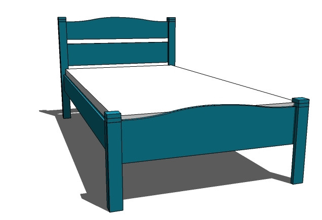 DIY Twin Bed Plans
 b e s t dezignito Twin bed free woodworking plans