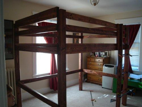 DIY Twin Loft Bed Plans
 Build Your Own LOFT BUNK BED Twin FULL from Amazon