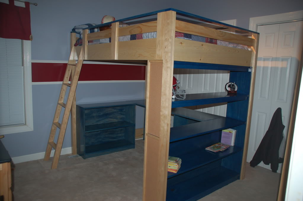 DIY Twin Loft Bed Plans
 Free Loft Bed Plans Twin