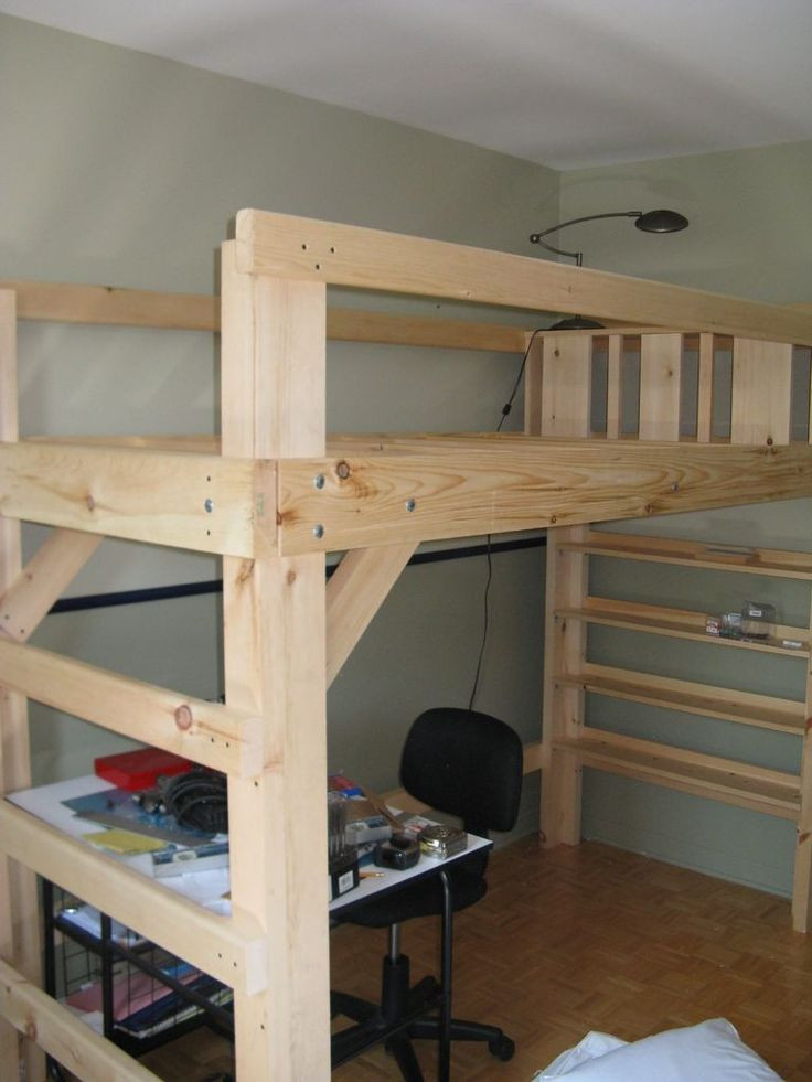 DIY Twin Loft Bed Plans
 College Bed Loft Twin XL
