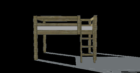 DIY Twin Loft Bed Plans
 Twin Loft Bed Plans