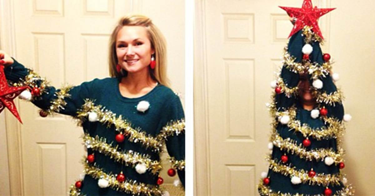 DIY Ugly Christmas Sweater Pinterest
 7 DIY ugly Christmas sweaters from Pinterest