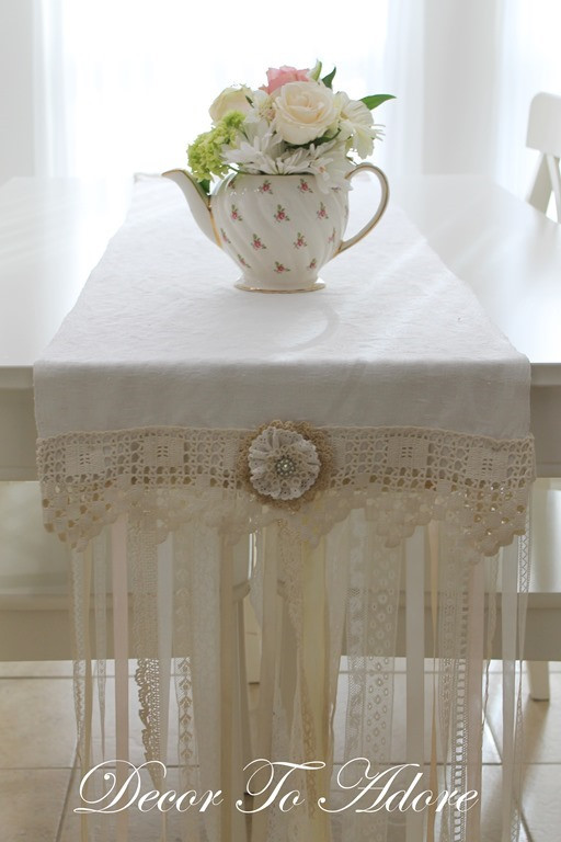 DIY Victorian Decor
 DIY Victorian Inspired Lace Table Runner Decor to Adore