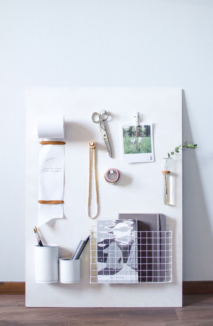 DIY Wall Organizer
 30 Decor Ideas to Make Your Cubicle Feel More Like Home