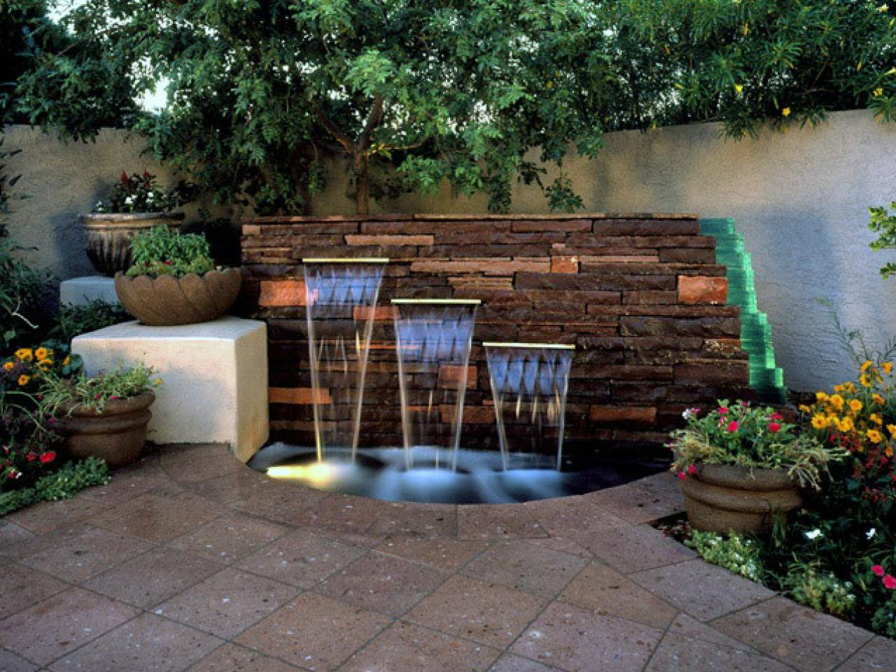 DIY Water Wall Kit
 Backyard feature walls diy outdoor water wall fountain