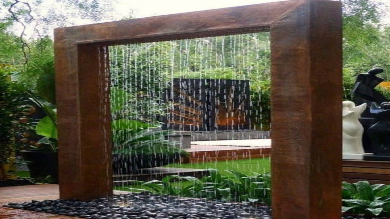 DIY Water Wall Kit
 Indoor patio ideas diy outdoor water wall fountain