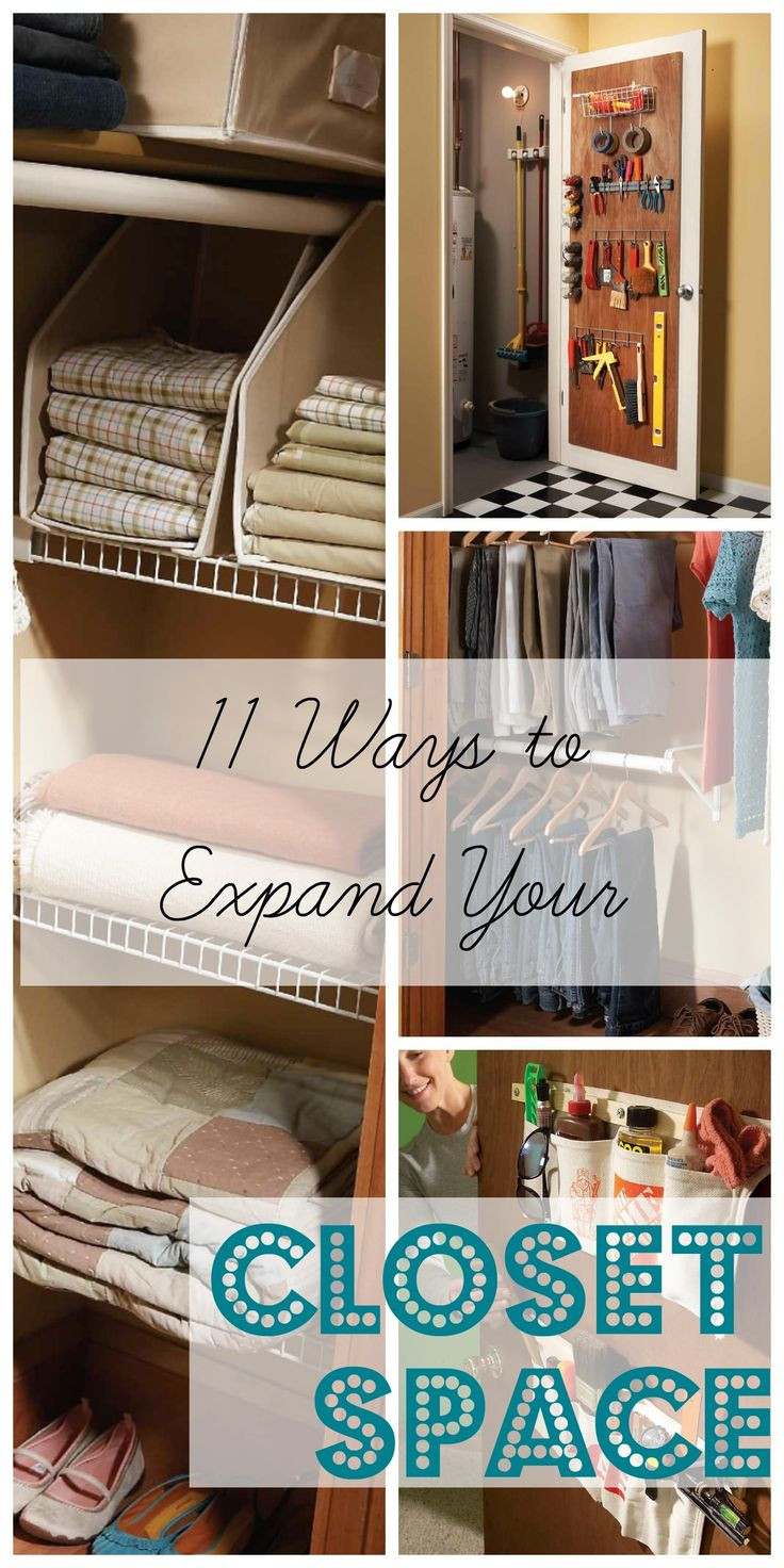 DIY Ways To Organize Your Closet
 Use these 11 DIY tips to find clever ways to expand your