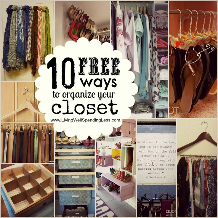 DIY Ways To Organize Your Closet
 106 best DIY Closet Organization images on Pinterest
