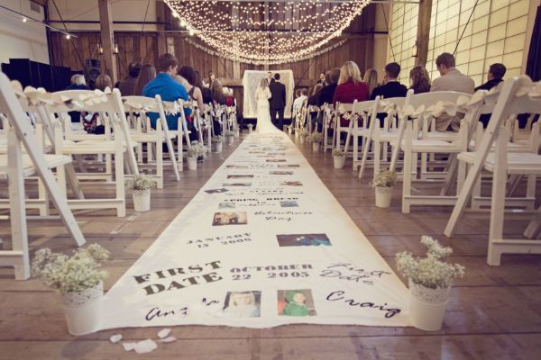 DIY Wedding Aisle Runner
 Five Favorite DIY Ideas for your Handmade Wedding