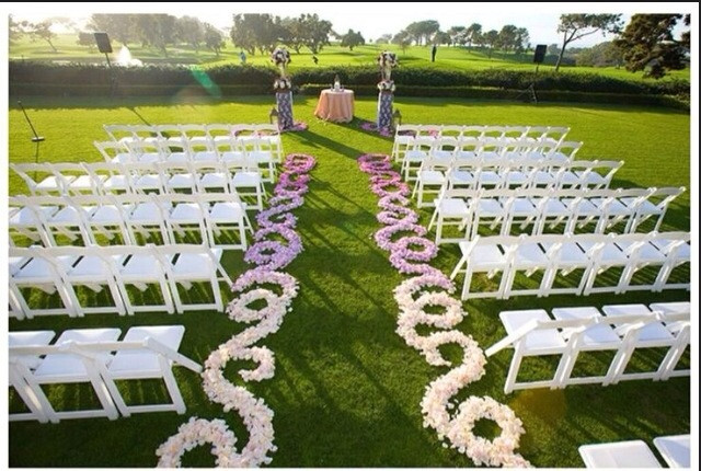 DIY Wedding Aisle Runner
 DIY Floral Aisle Runner Question