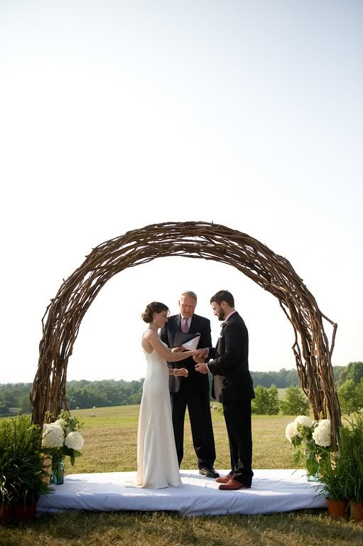DIY Wedding Arch
 WHERE can I find a wedding arch made out of twisted twigs