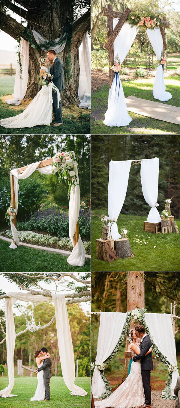 DIY Wedding Arch
 25 Chic And Easy Rustic Wedding Arch Ideas For DIY Brides