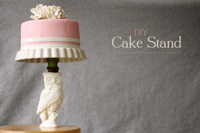 DIY Wedding Cake Stand
 DIY Cake Stand Green Wedding Shoes