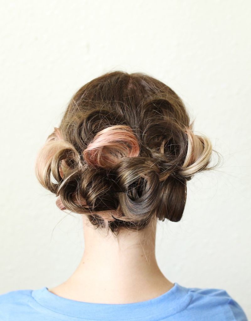 DIY Wedding Hairstyles
 Braids twists and buns 20 easy DIY wedding hairstyles