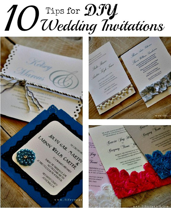 DIY Wedding Invite Ideas
 Craftaholics Anonymous