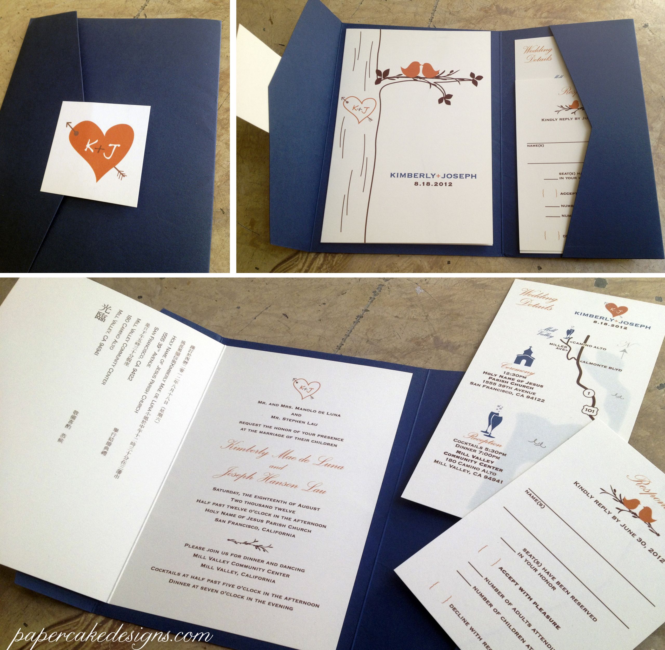 DIY Wedding Invite Ideas
 [DIY print & assemble] wedding invitations – papercake