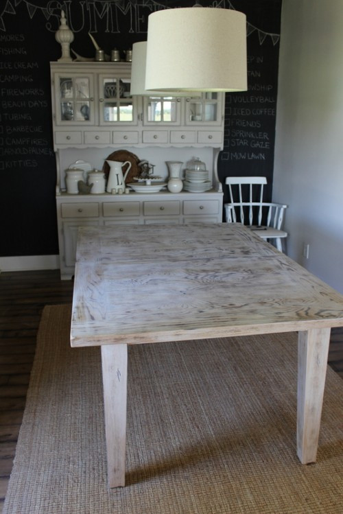 DIY Whitewash Wood
 7 Whitewashed Furniture DIYs For Distressed Décor