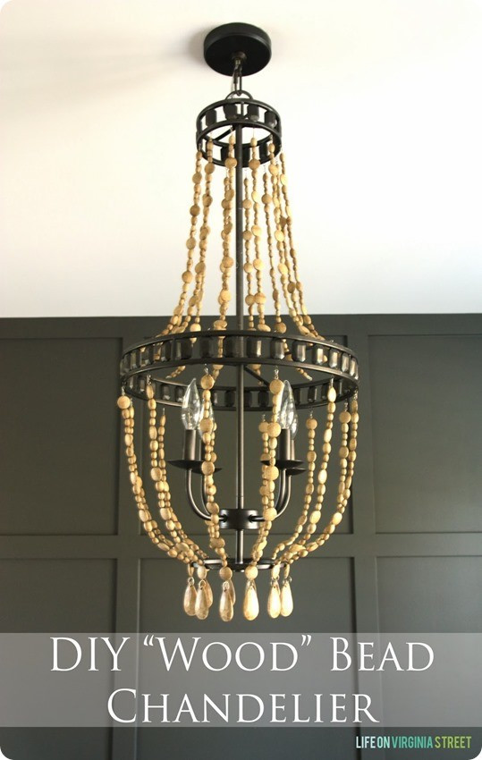 DIY Wood Bead Chandelier
 DIY Wood Bead Chandelier with Chalk Paint Knock fDecor