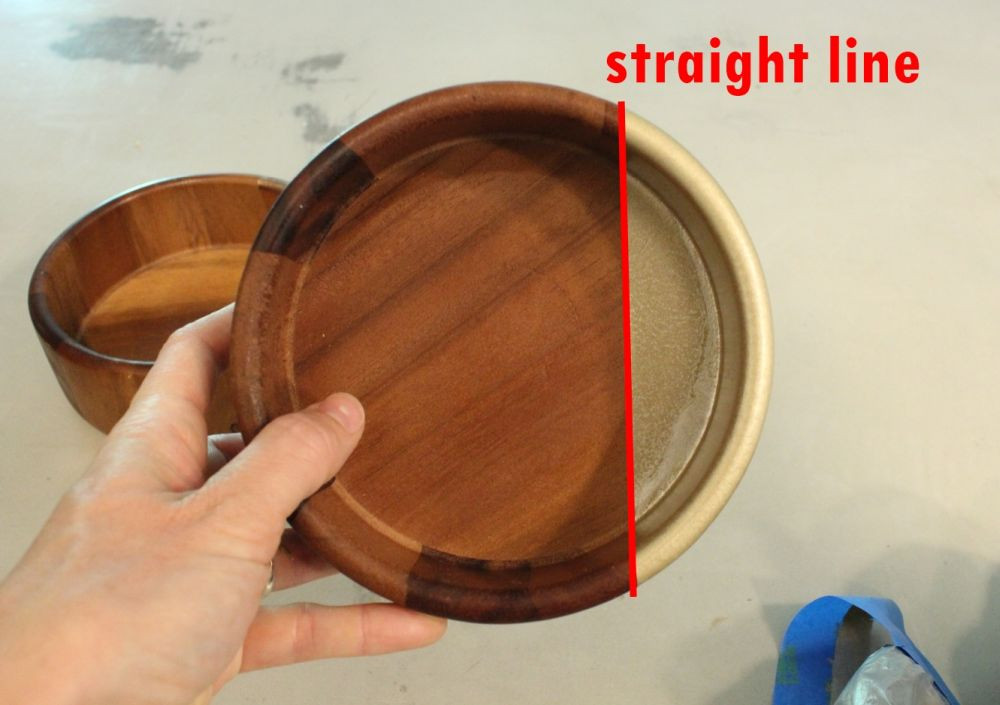 DIY Wood Bowl
 DIY Metallic Accented Wooden Bowls