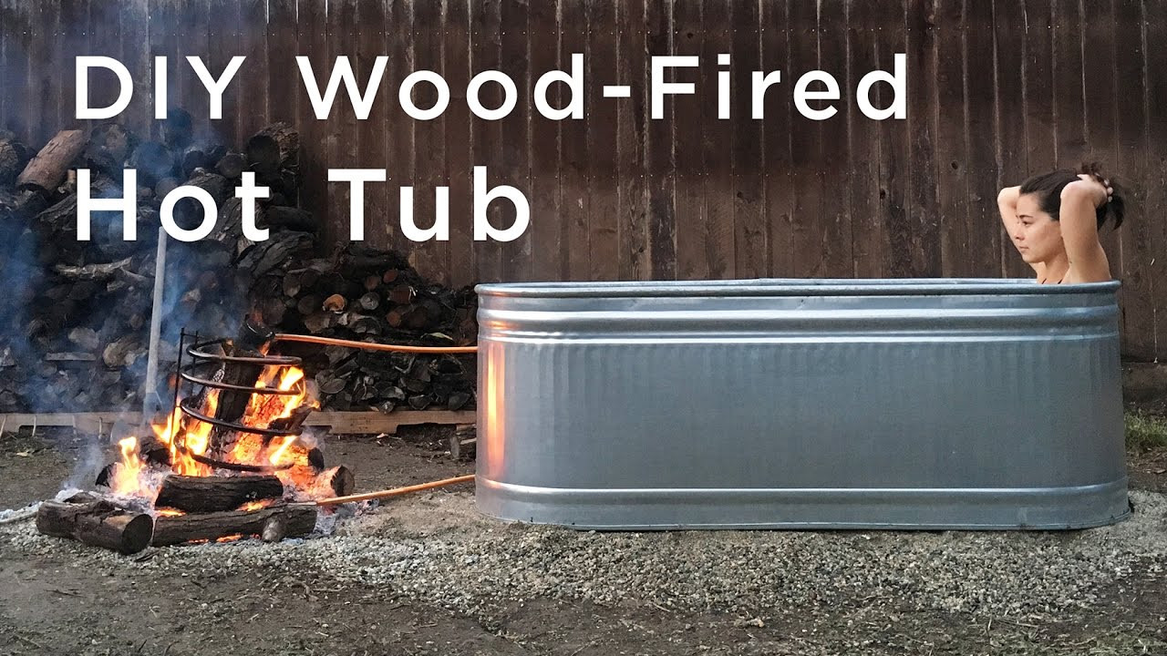 DIY Wood Burning Hot Tub
 DIY Wood Fired Hot Tub