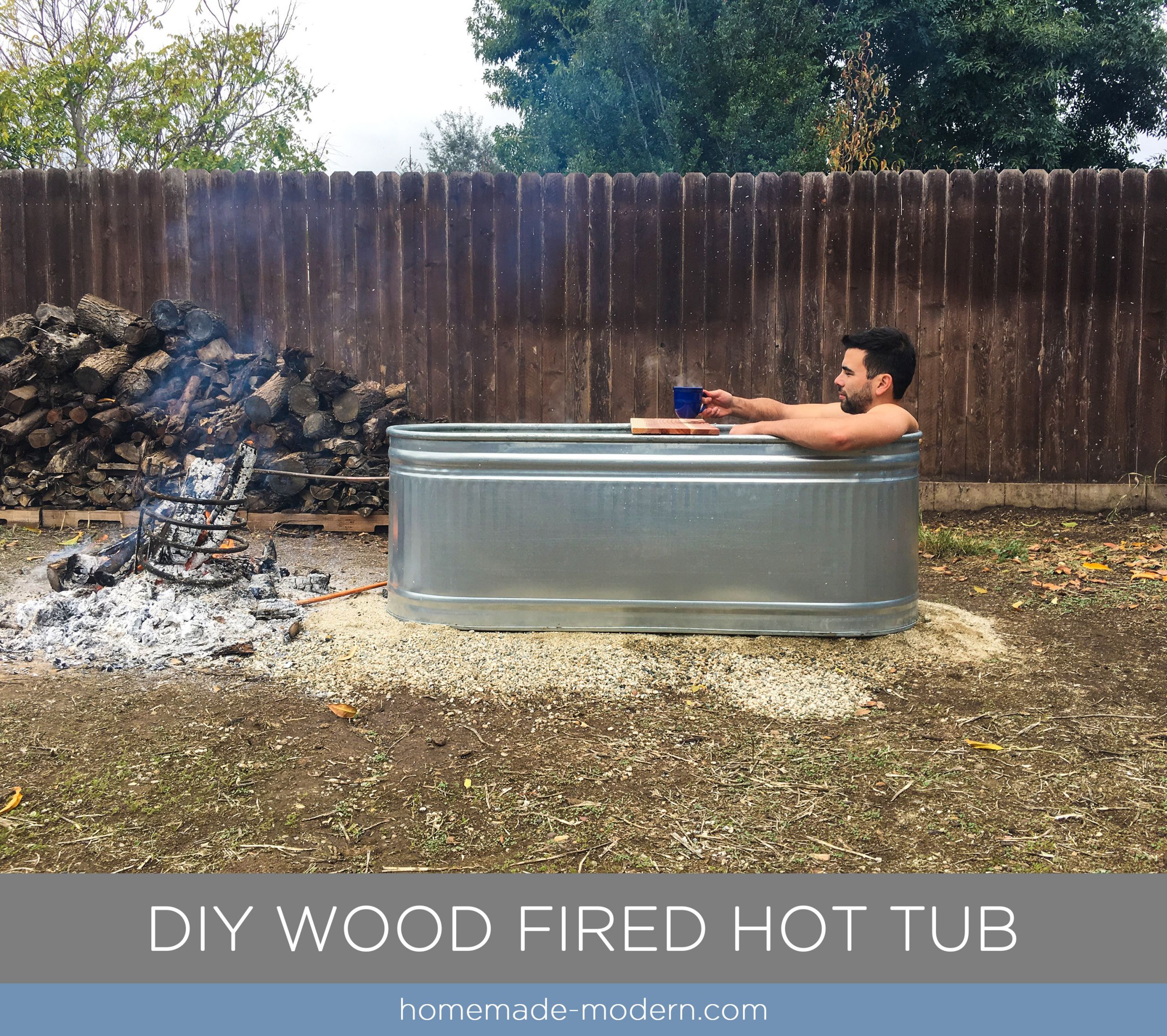 DIY Wood Burning Hot Tub
 HomeMade Modern EP112 DIY Wood Fired Hot Tub