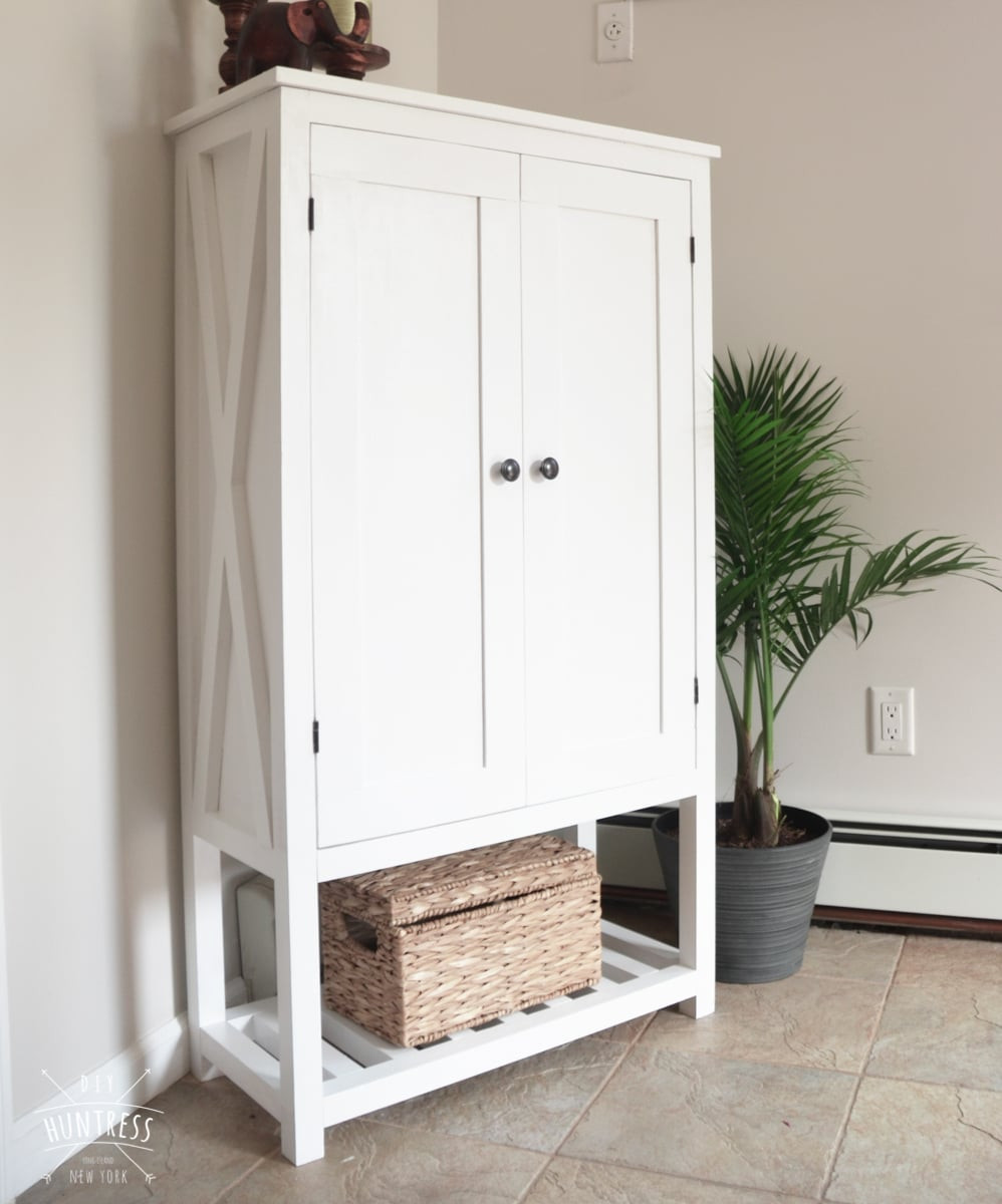 DIY Wood Cabinets
 DIY Wooden Storage Cabinet DIY Huntress