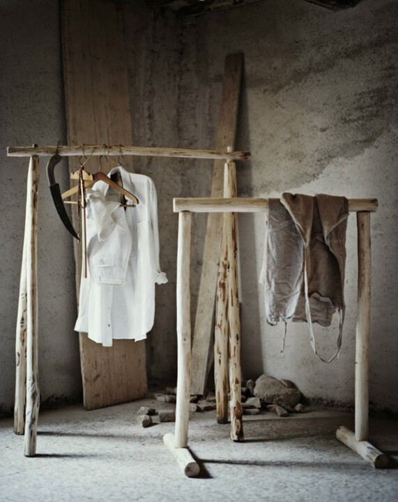 DIY Wood Clothes Rack
 Distracted by Design