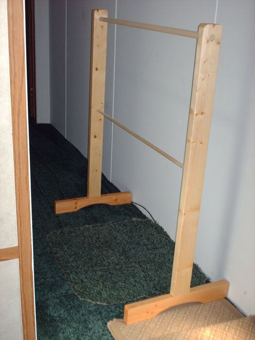 DIY Wood Clothes Rack
 17 Best images about room dividers on Pinterest