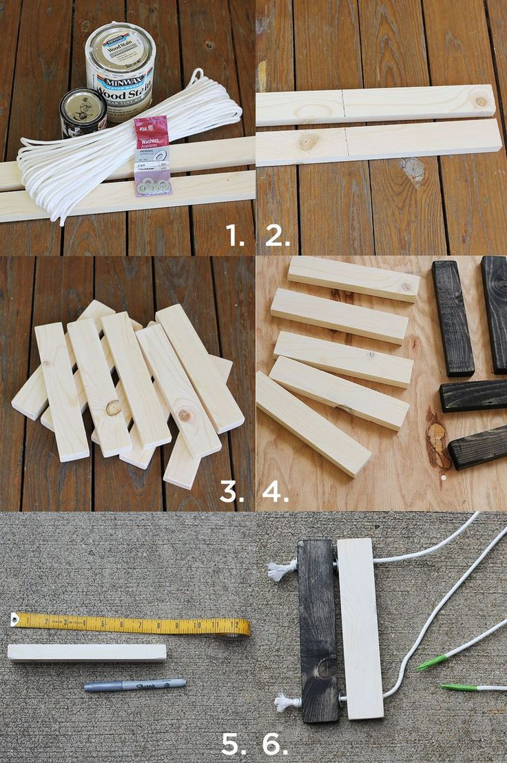 DIY Wood Craft
 DIY Wooden Trivet Set