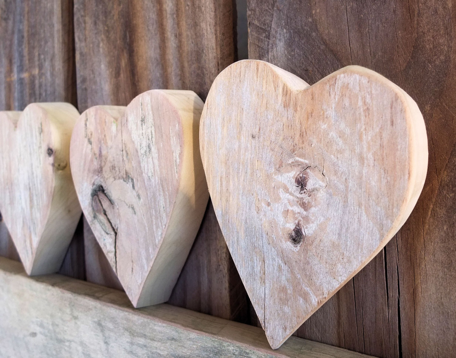 DIY Wood Craft
 Wooden Hearts DIY Wood Crafts Reclaimed Barn by