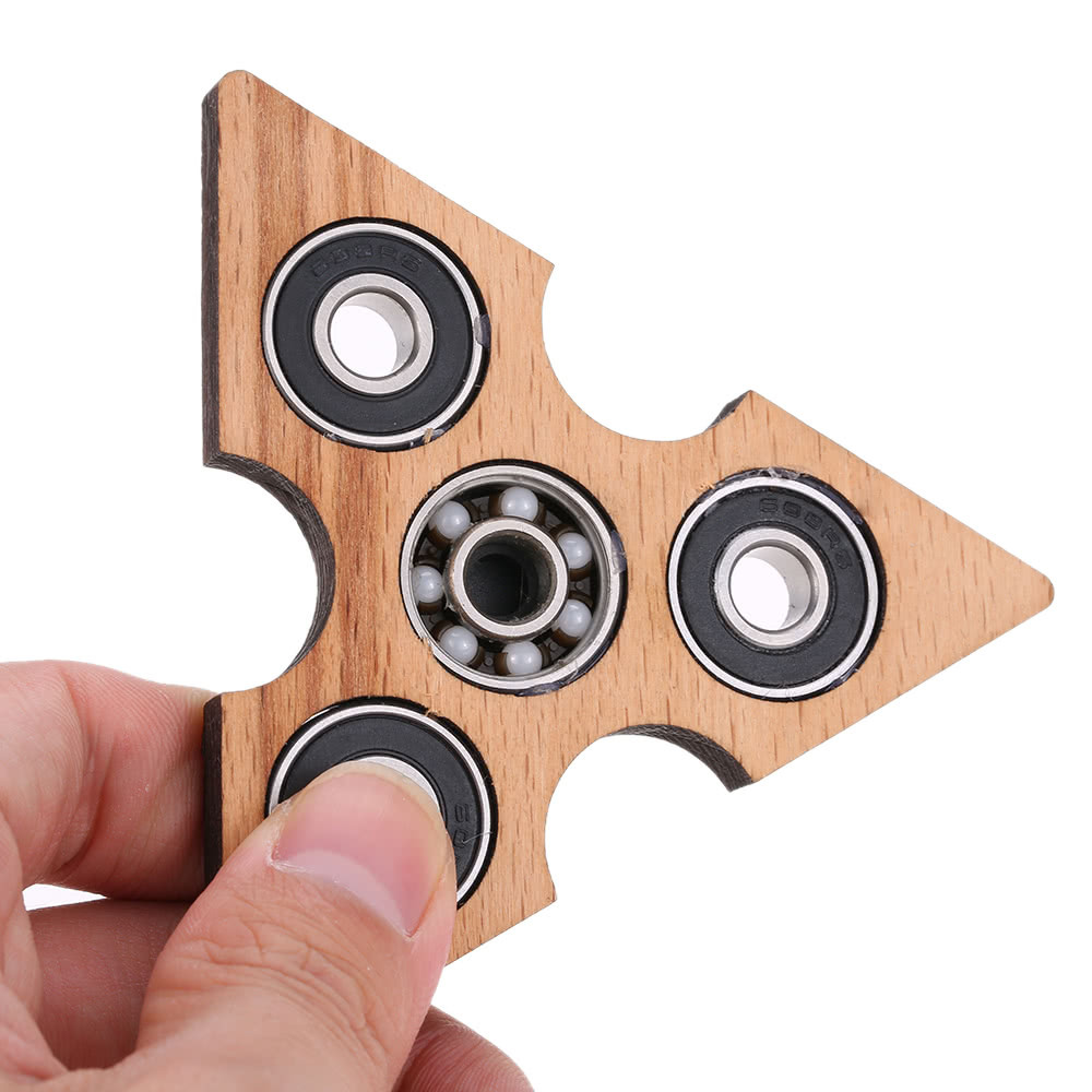 DIY Wood Fidget Spinner
 Best Triangle Wooden Fid Hand Finger Spinner Spin