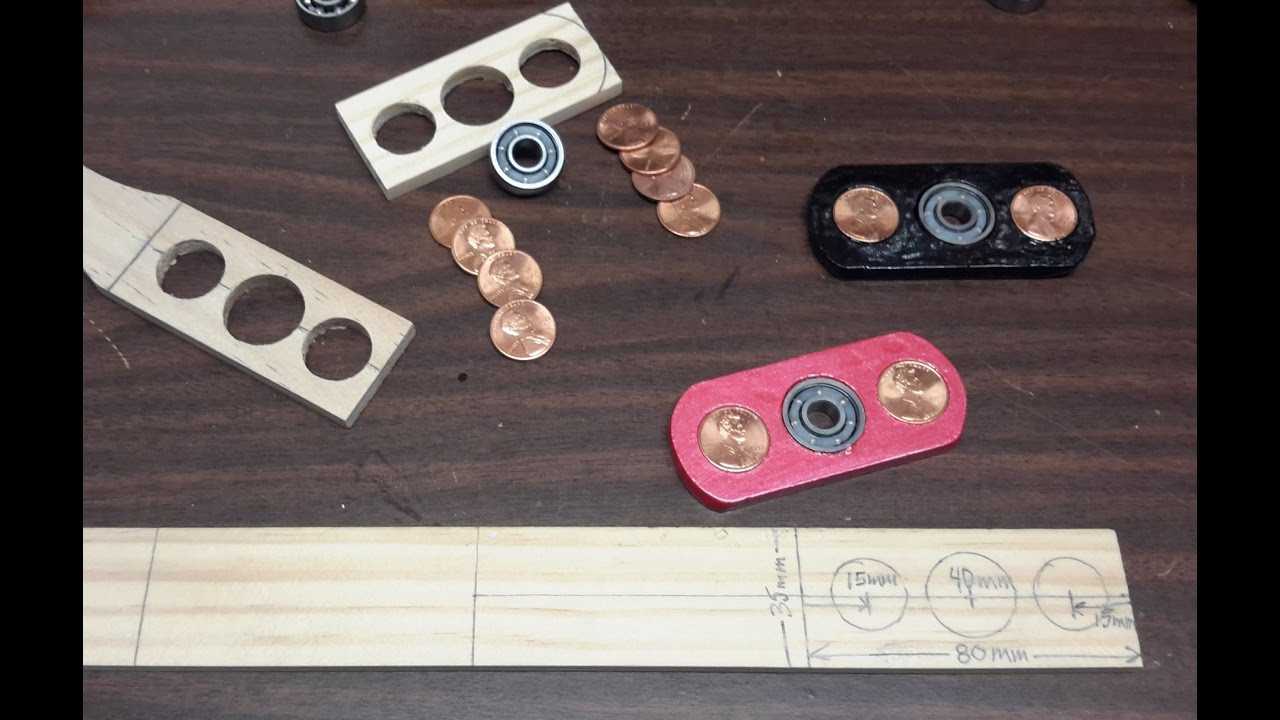 DIY Wood Fidget Spinner
 360° Video DIY 8 Cent Wooden Fid Hand Spinner Toy
