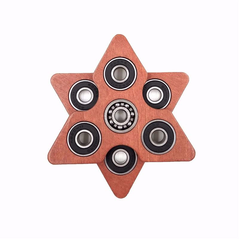 DIY Wood Fidget Spinner
 1Pc Creative Triangle Wooden Puzzle Fid Spinner Edc