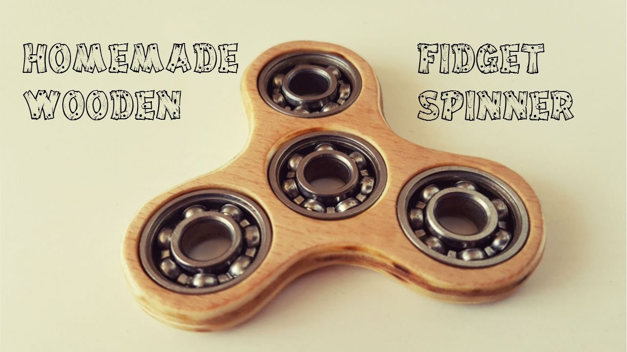 DIY Wood Fidget Spinner
 Homemade Wooden Fid Spinner