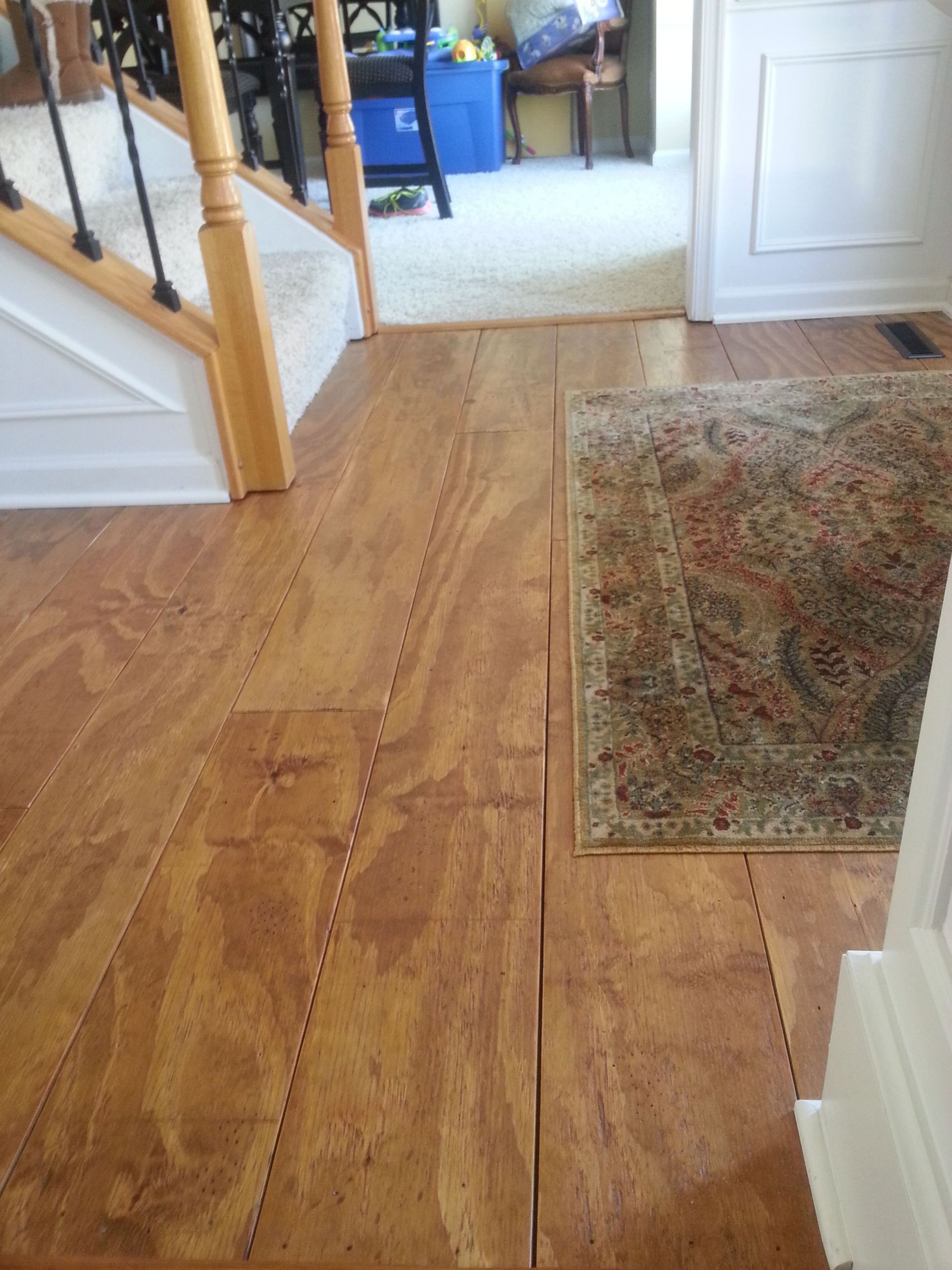 DIY Wood Floors Cheap
 Wide Plank Distressed Pine Flooring CHEAP Updated 2 5 17