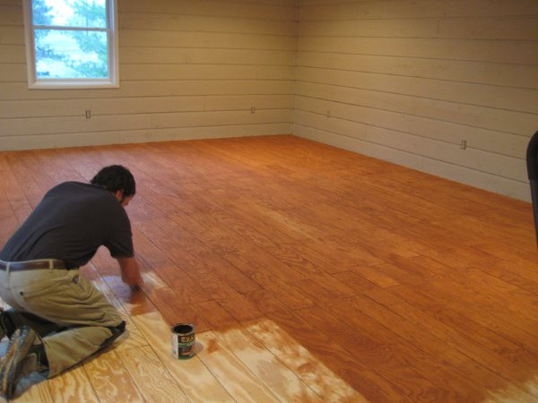 DIY Wood Floors Cheap
 DIY Plank Flooring on the CHEAP with Quarry Orchard