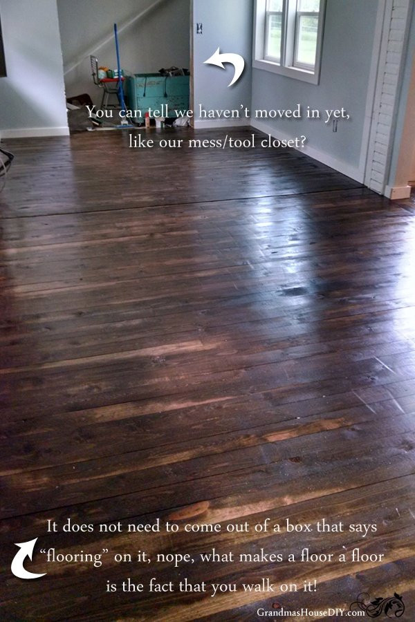 DIY Wood Floors Cheap
 How to install an inexpensive wood floor do it yourself
