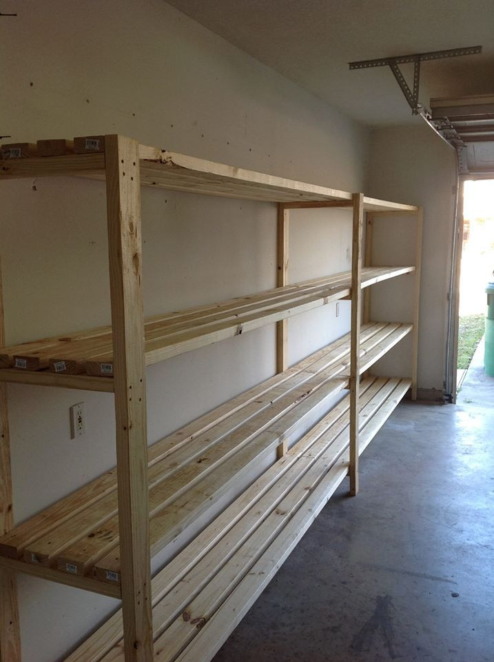 DIY Wood Garage Shelves
 Thank you