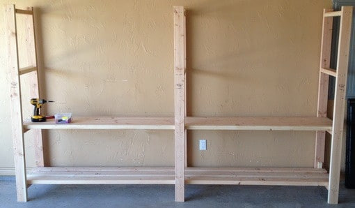 DIY Wood Garage Shelves
 Garage Shelves DIY How To Build A Shelving Unit With