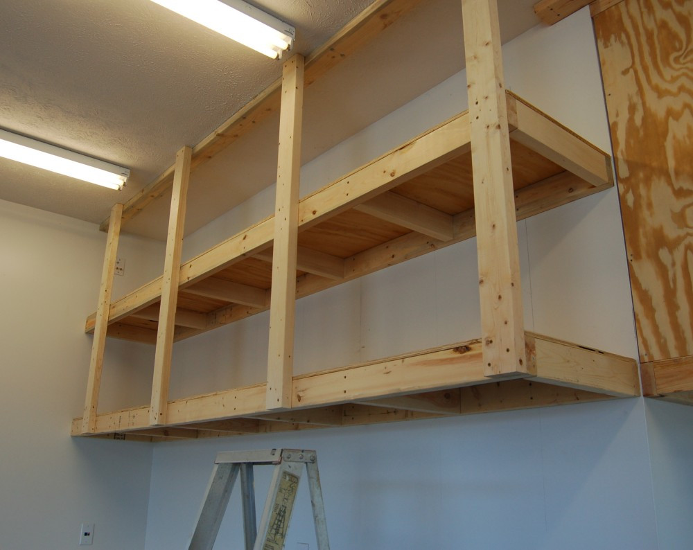 DIY Wood Garage Shelves
 20 DIY Garage Shelving Ideas