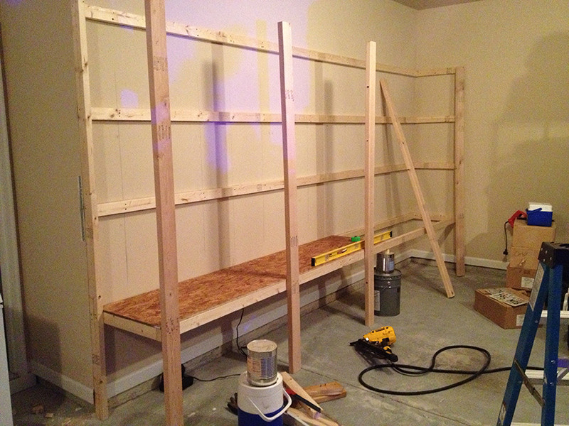 DIY Wood Garage Shelves
 How to Build Sturdy Garage Shelves Home Improvement