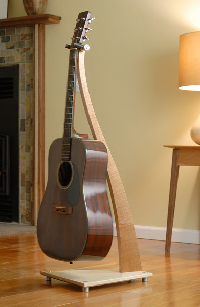 DIY Wood Guitar Stand
 Guitar Stand Free Plans Easy DIY Woodworking Projects