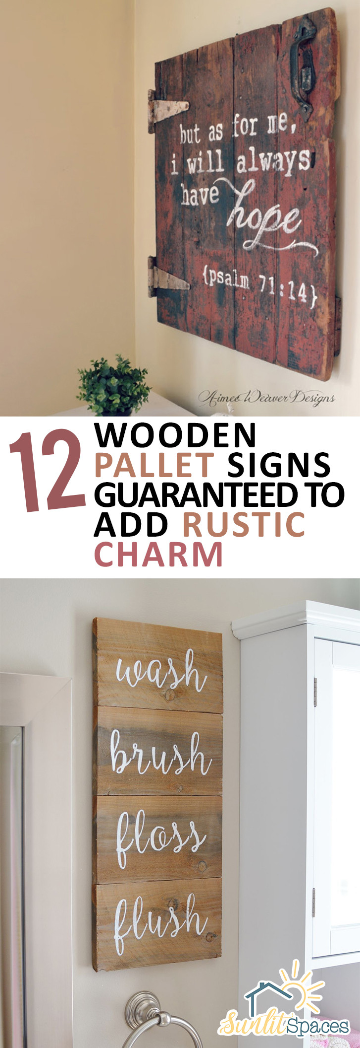 DIY Wood Pallet Sign
 12 Wooden Pallet Signs Guaranteed to Add Rustic Charm