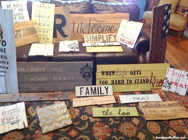 DIY Wood Pallet Sign
 Do It Yourself Signs DIY Wood Pallet Signs