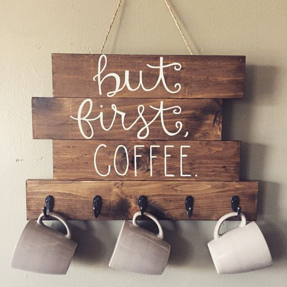 DIY Wood Plaque
 20 Diy Cup Holder Ideas enhances the feel and look of